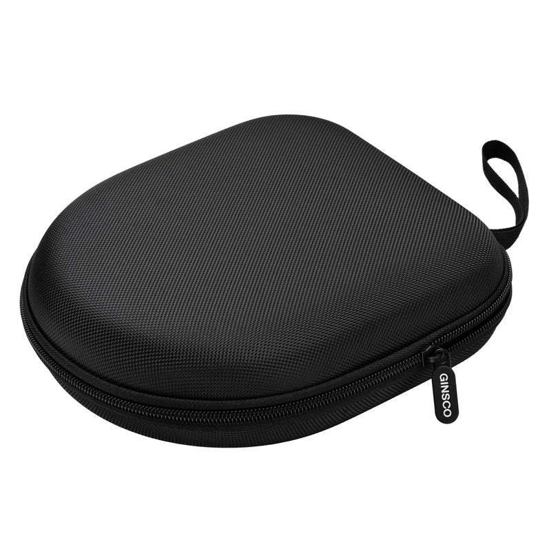 Ginsco Universal Headphone Case Compatible with JBL Tune 510BT 720BT, Sony WH-CH 720N/WH-CH520, Soundcore Q20i/Q30 BERIBES KVIDIO TOZO etc, 1680D Oxford Travel Carrying Hard Shell Case Black - Image 1